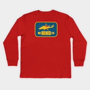 MI-24 Hind Kids Long Sleeve T-Shirt